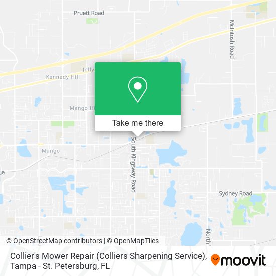 Collier's Mower Repair (Colliers Sharpening Service) map