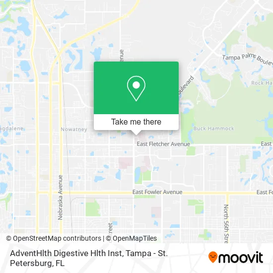 Mapa de AdventHlth Digestive Hlth Inst