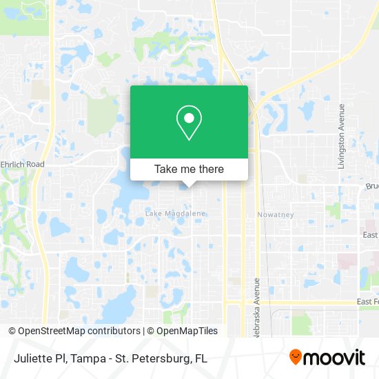 Juliette Pl map