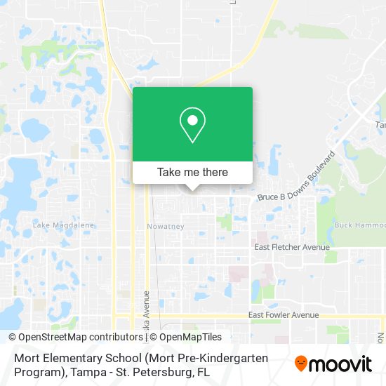 Mapa de Mort Elementary School (Mort Pre-Kindergarten Program)