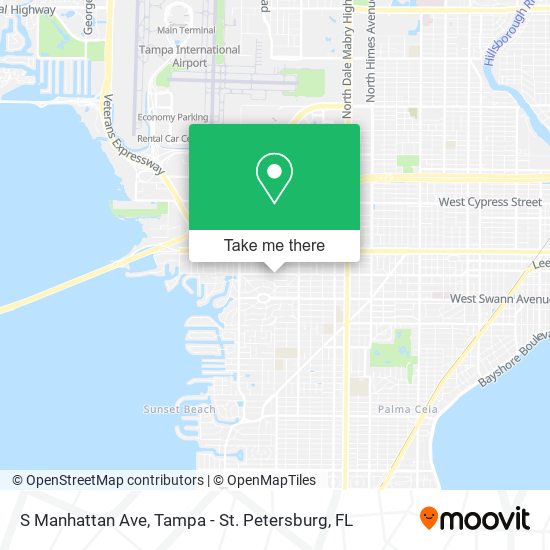 Mapa de S Manhattan Ave