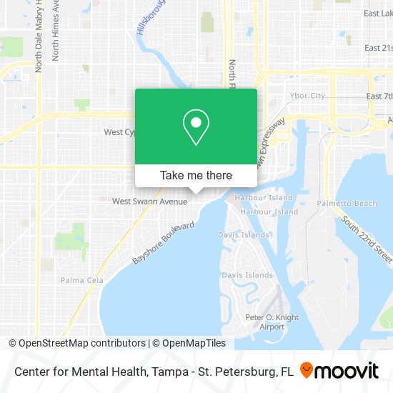 Mapa de Center for Mental Health