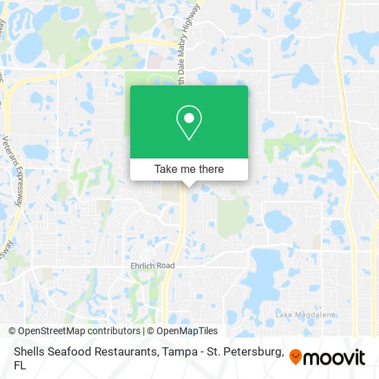 Shells Seafood Restaurants map