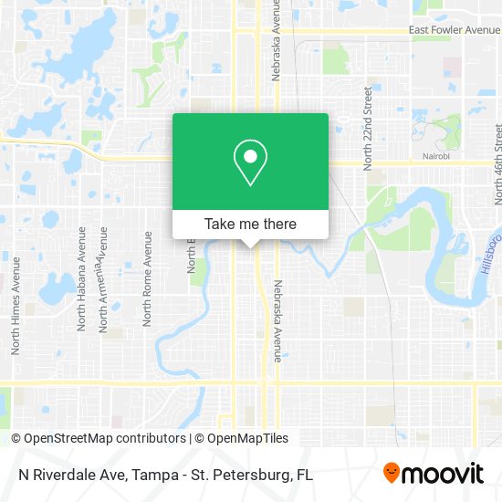 Mapa de N Riverdale Ave