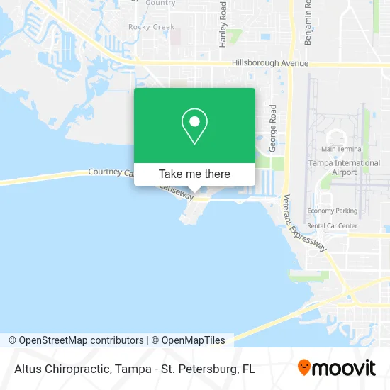 Altus Chiropractic map