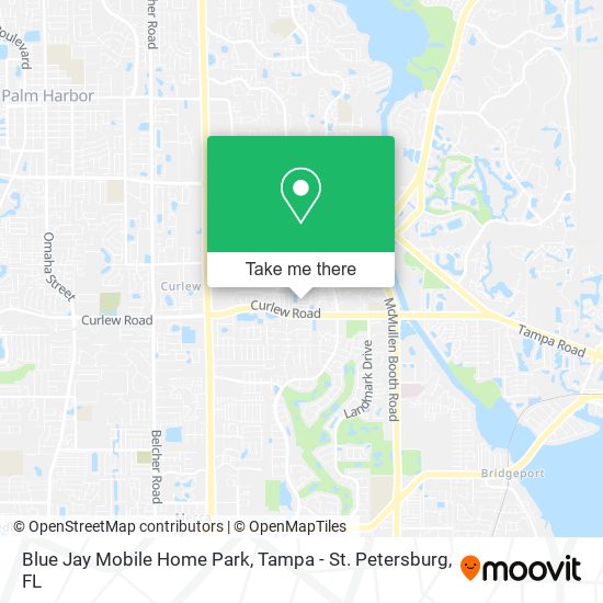 Blue Jay Mobile Home Park map