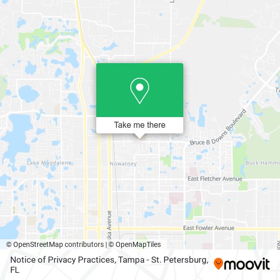 Notice of Privacy Practices map