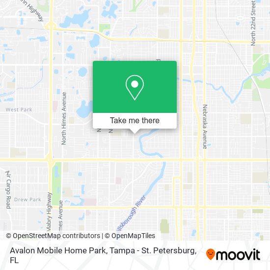 Avalon Mobile Home Park map