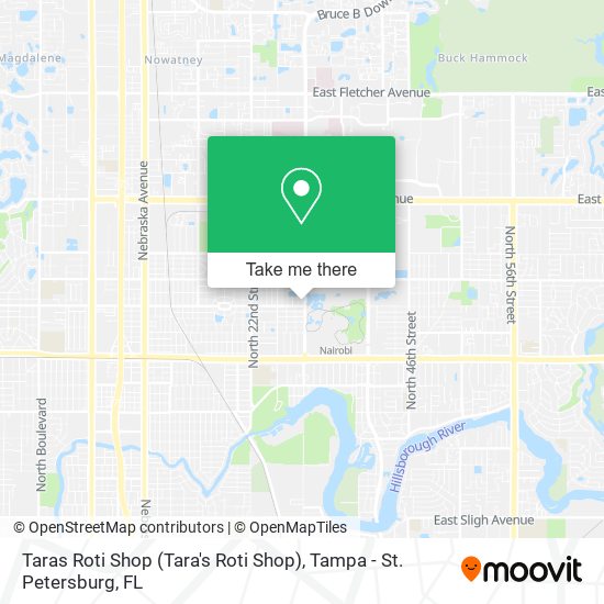 Mapa de Taras Roti Shop (Tara's Roti Shop)