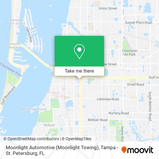 Mapa de Moonlight Automotive (Moonlight Towing)