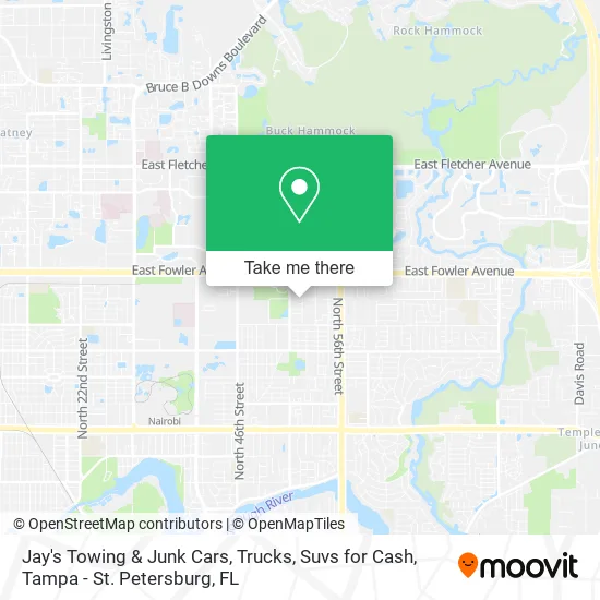 Jay's Towing & Junk Cars, Trucks, Suvs for Cash map
