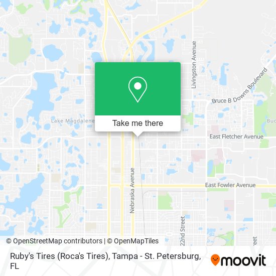 Mapa de Ruby's Tires (Roca's Tires)
