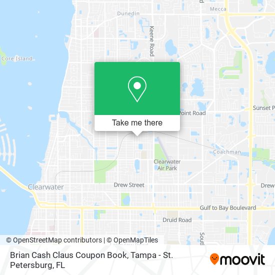 Brian Cash Claus Coupon Book map