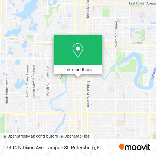 Mapa de 7304 N Dixon Ave