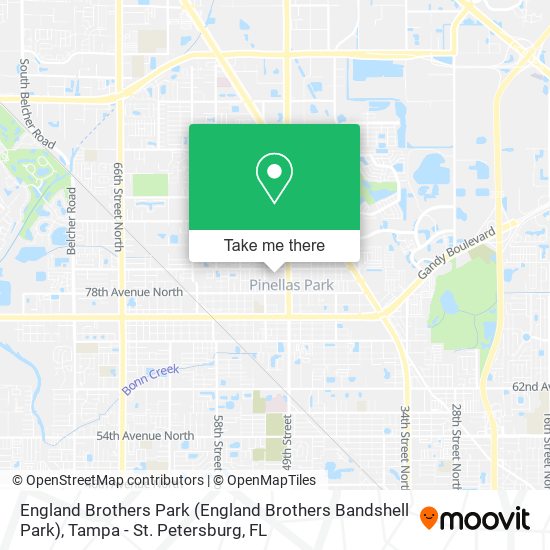England Brothers Park map