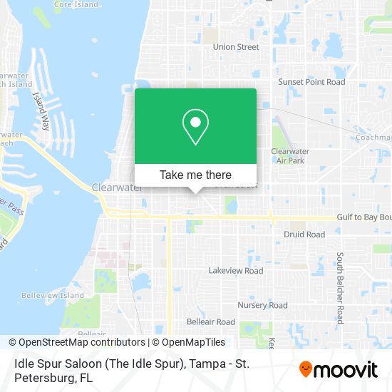 Mapa de Idle Spur Saloon (The Idle Spur)