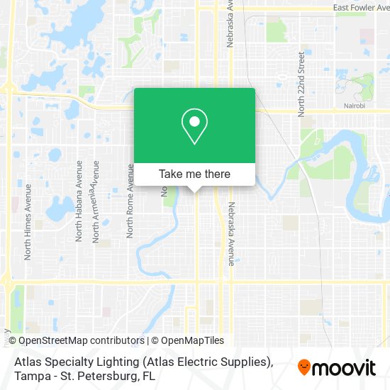 Mapa de Atlas Specialty Lighting (Atlas Electric Supplies)