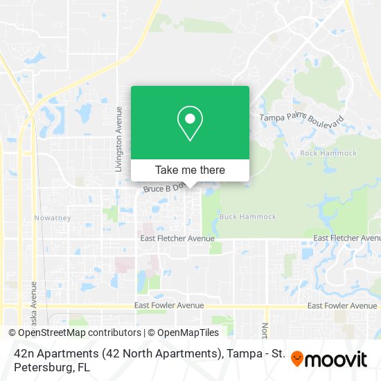 Mapa de 42n Apartments (42 North Apartments)