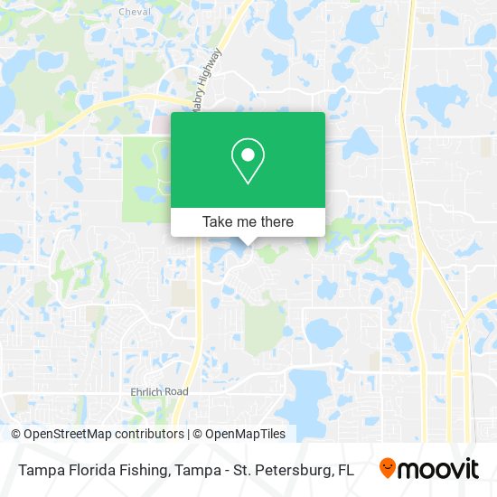 Mapa de Tampa Florida Fishing