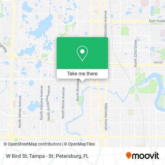 Mapa de W Bird St
