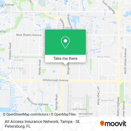 All Access Insurance Network map