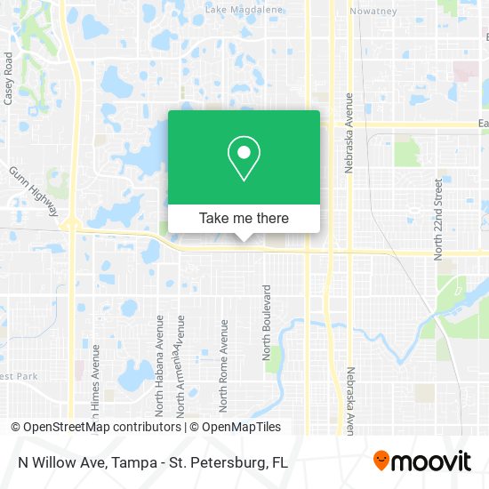 Mapa de N Willow Ave