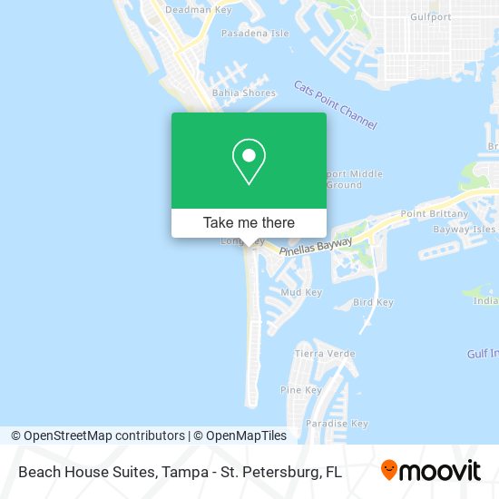Mapa de Beach House Suites