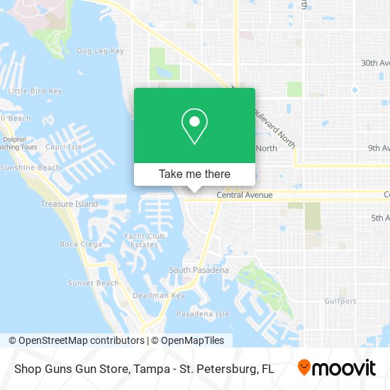Mapa de Shop Guns Gun Store