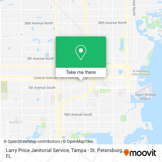 Mapa de Larry Price Janitorial Service