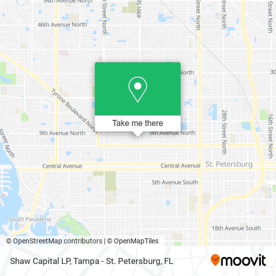 Mapa de Shaw Capital LP