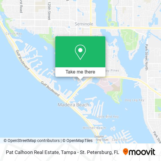 Pat Calhoon Real Estate map