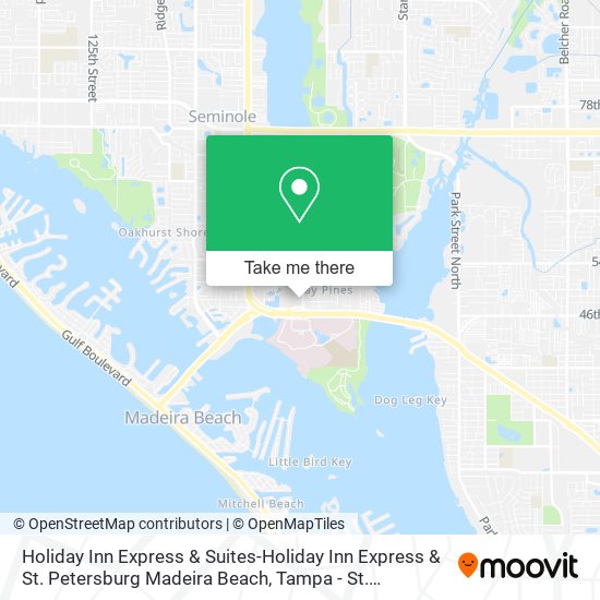 Holiday Inn Express & Suites-Holiday Inn Express & St. Petersburg Madeira Beach map