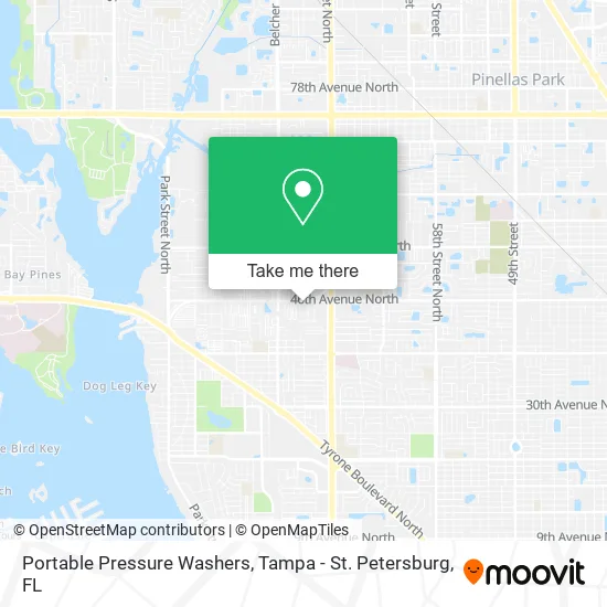 Portable Pressure Washers map