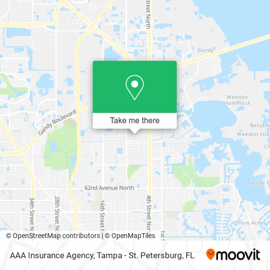 AAA Insurance Agency map