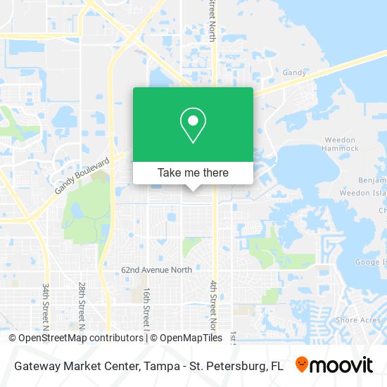 Gateway Market Center map