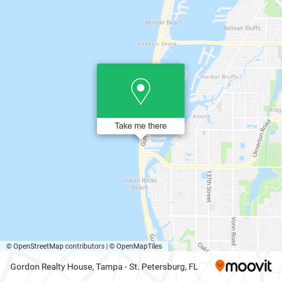 Gordon Realty House map