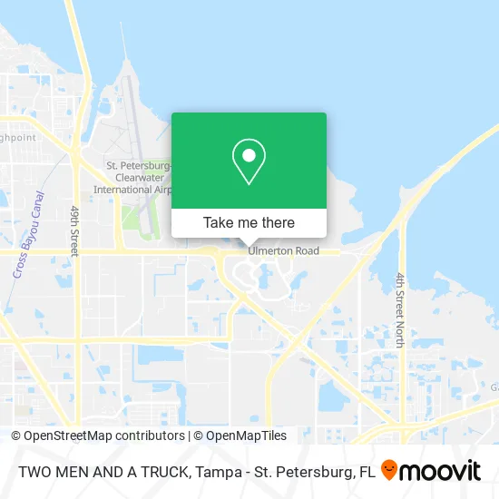 TWO MEN AND A TRUCK map