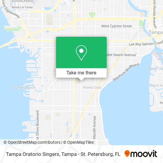 Tampa Oratorio Singers map