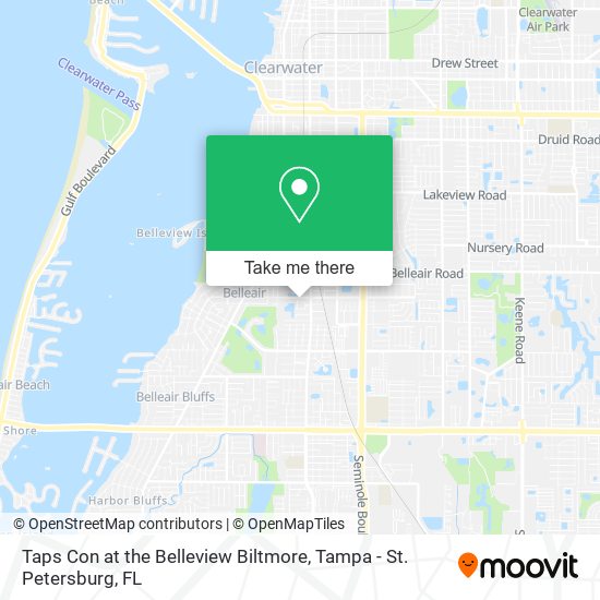Taps Con at the Belleview Biltmore map