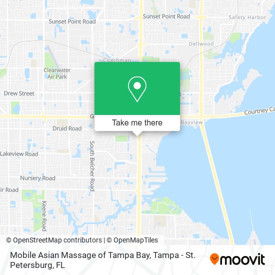 Mapa de Mobile Asian Massage of Tampa Bay