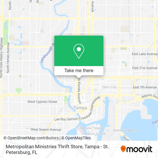 Mapa de Metropolitan Ministries Thrift Store