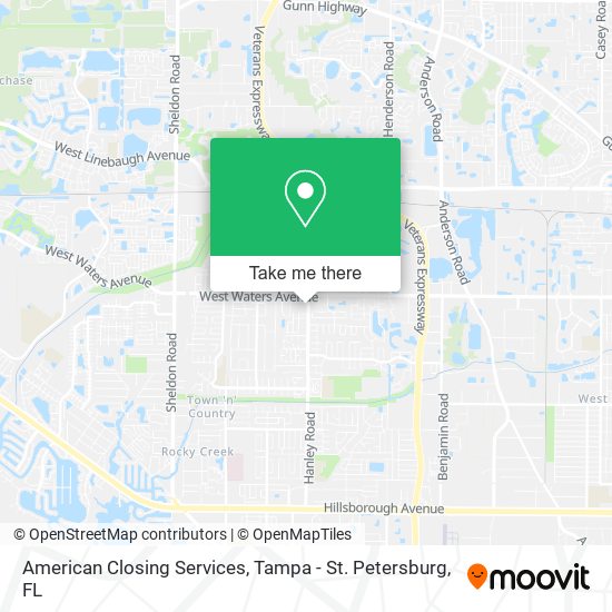 American Closing Services map