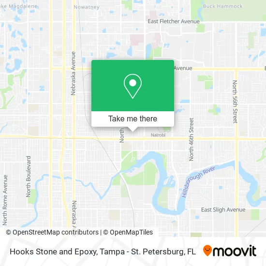 Hooks Stone and Epoxy map