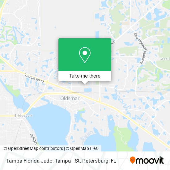 Mapa de Tampa Florida Judo