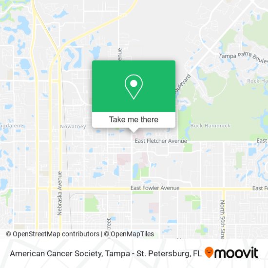 American Cancer Society map