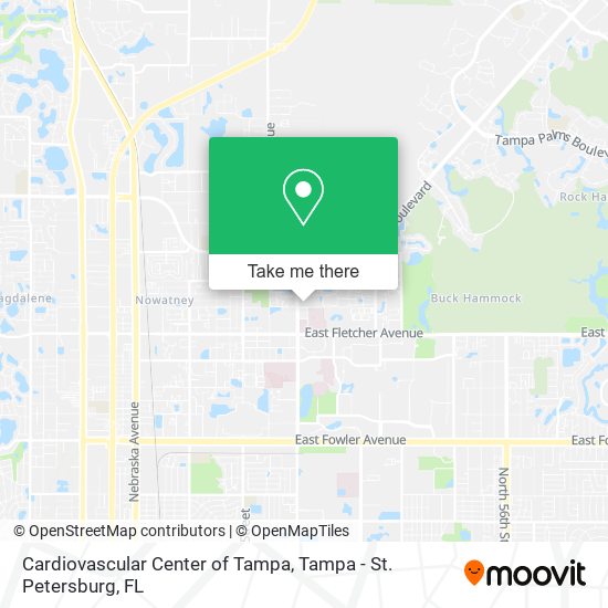 Cardiovascular Center of Tampa map