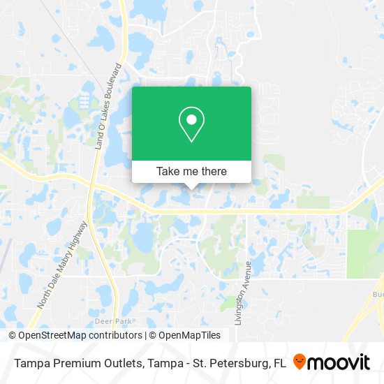 Mapa de Tampa Premium Outlets