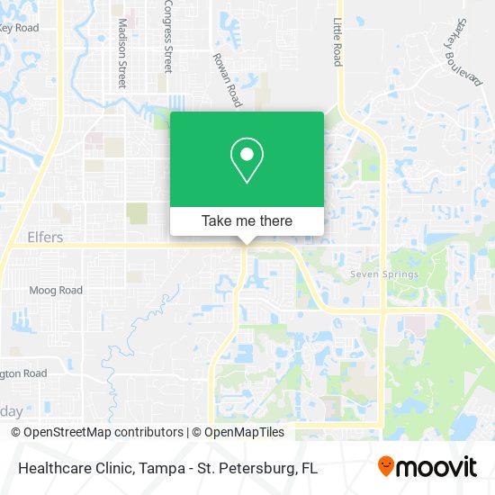 Mapa de Healthcare Clinic
