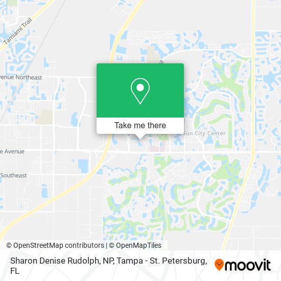 Mapa de Sharon Denise Rudolph, NP