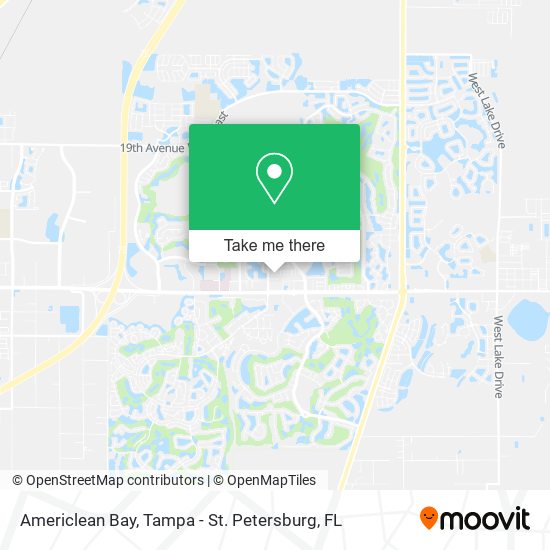 Americlean Bay map